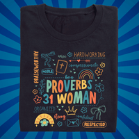Proverbs 31 Woman | Mothers Day | Womans Day | Christian Tshirt - Zach Christian Apparel - Christian apparel
