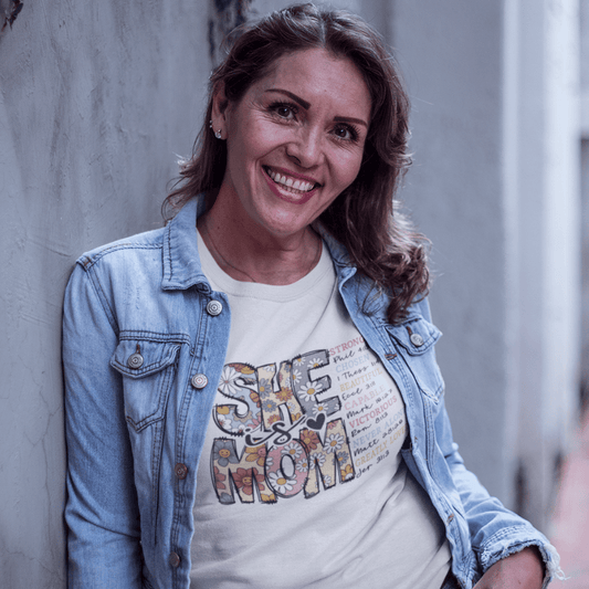 She is Mom | Mothers Day | Womans Day | Christian Tshirt - Zach Christian Apparel - Christian apparel