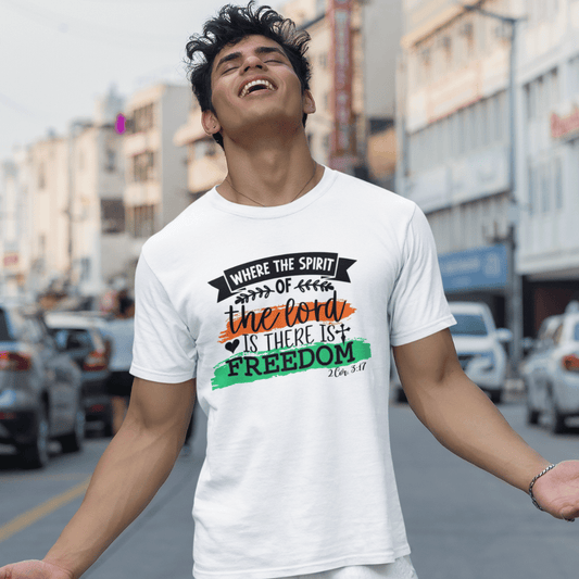 Spirit Gives Freedom - Zach Christian Apparel - Christian apparel