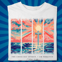 The Cross has Spoken, I am Forgiven - Good Friday - Zach Christian Apparel - Christian apparel