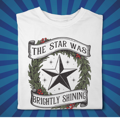 The Star was Shining Brightly - Zach Christian Apparel - Christian apparel