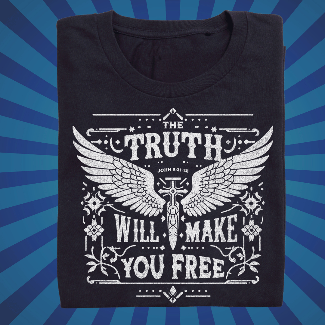 The Truth Will Make you Free - Zach Christian Apparel - Christian apparel