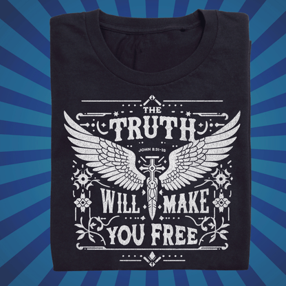 The Truth Will Make you Free - Zach Christian Apparel - Christian apparel