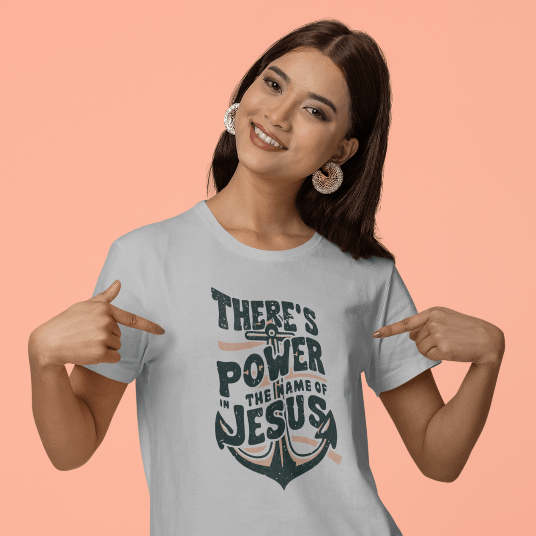 There is Power In the Name of Jesus - Zach Christian Apparel - Christian apparel