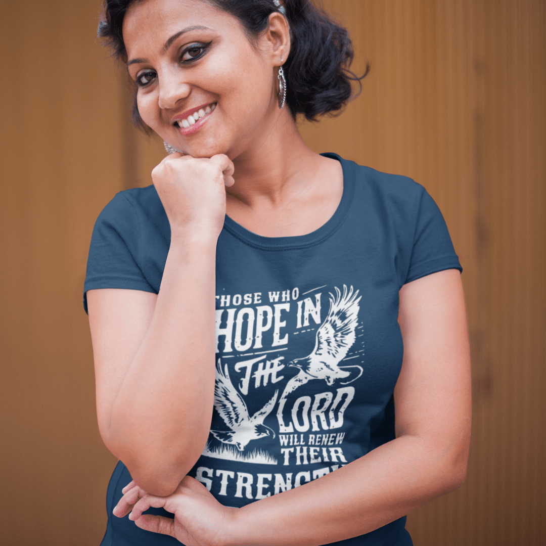 Those who Hope in the Lord - Zach Christian Apparel - Christian apparel