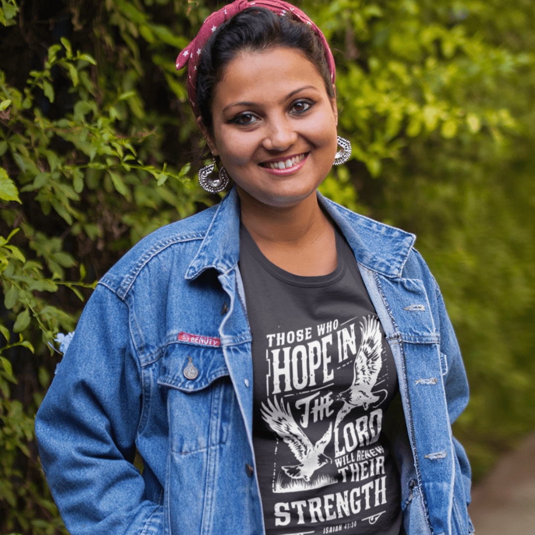 Those who Hope in the Lord - Zach Christian Apparel - Christian apparel