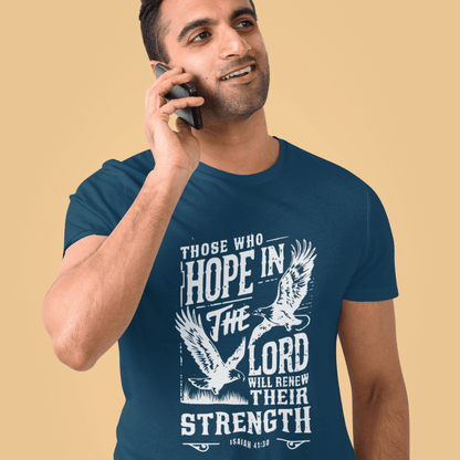 Those who Hope in the Lord - Zach Christian Apparel - Christian apparel