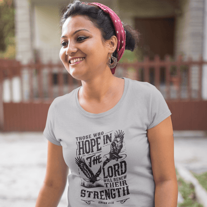 Those who Hope in the Lord - Zach Christian Apparel - Christian apparel