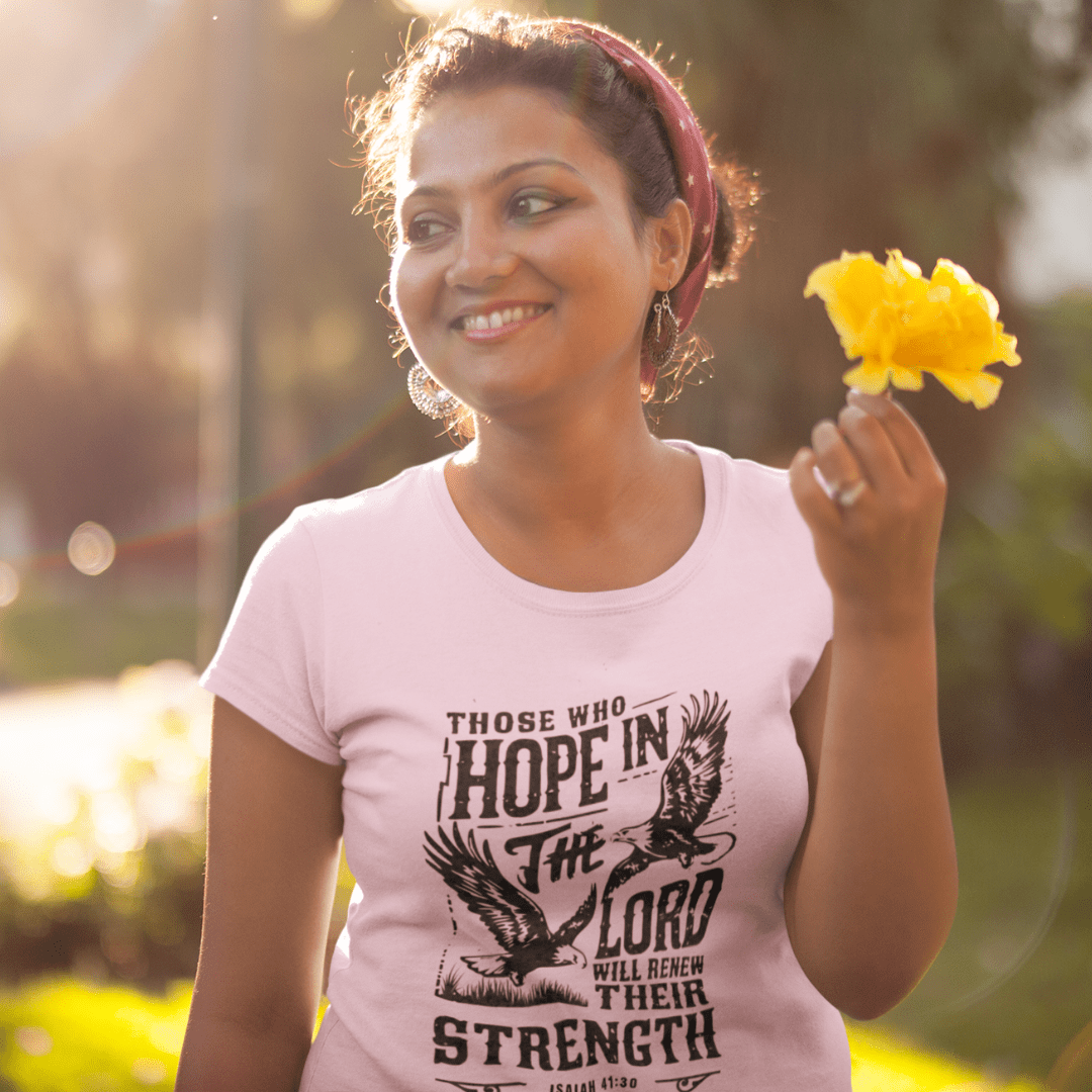 Those who Hope in the Lord - Zach Christian Apparel - Christian apparel