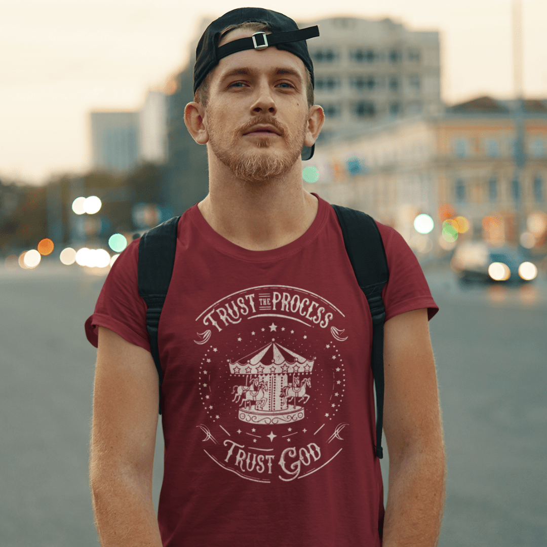 Trust the Process Trust God - Zach Christian Apparel - Christian apparel