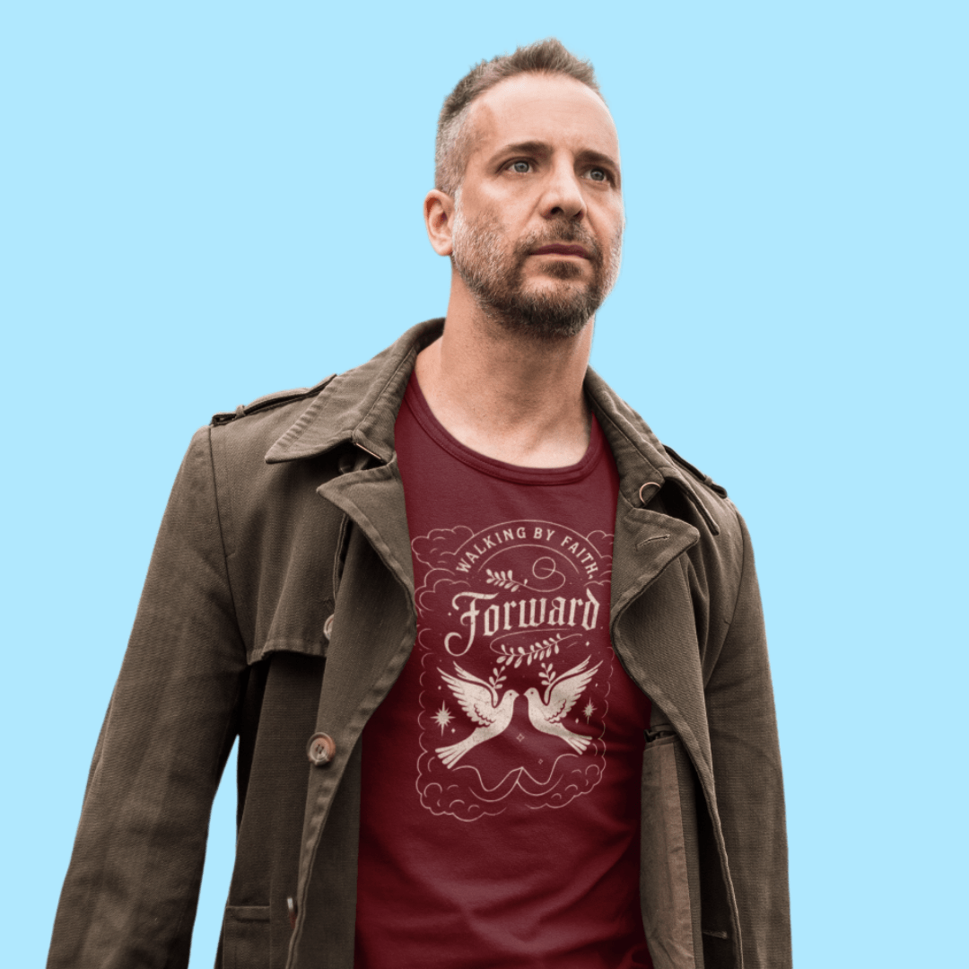 Walking by Faith Forward - Zach Christian Apparel - Christian apparel