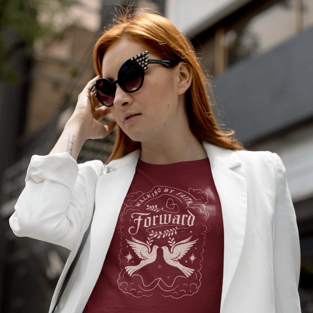 Walking by Faith Forward - Zach Christian Apparel - Christian apparel