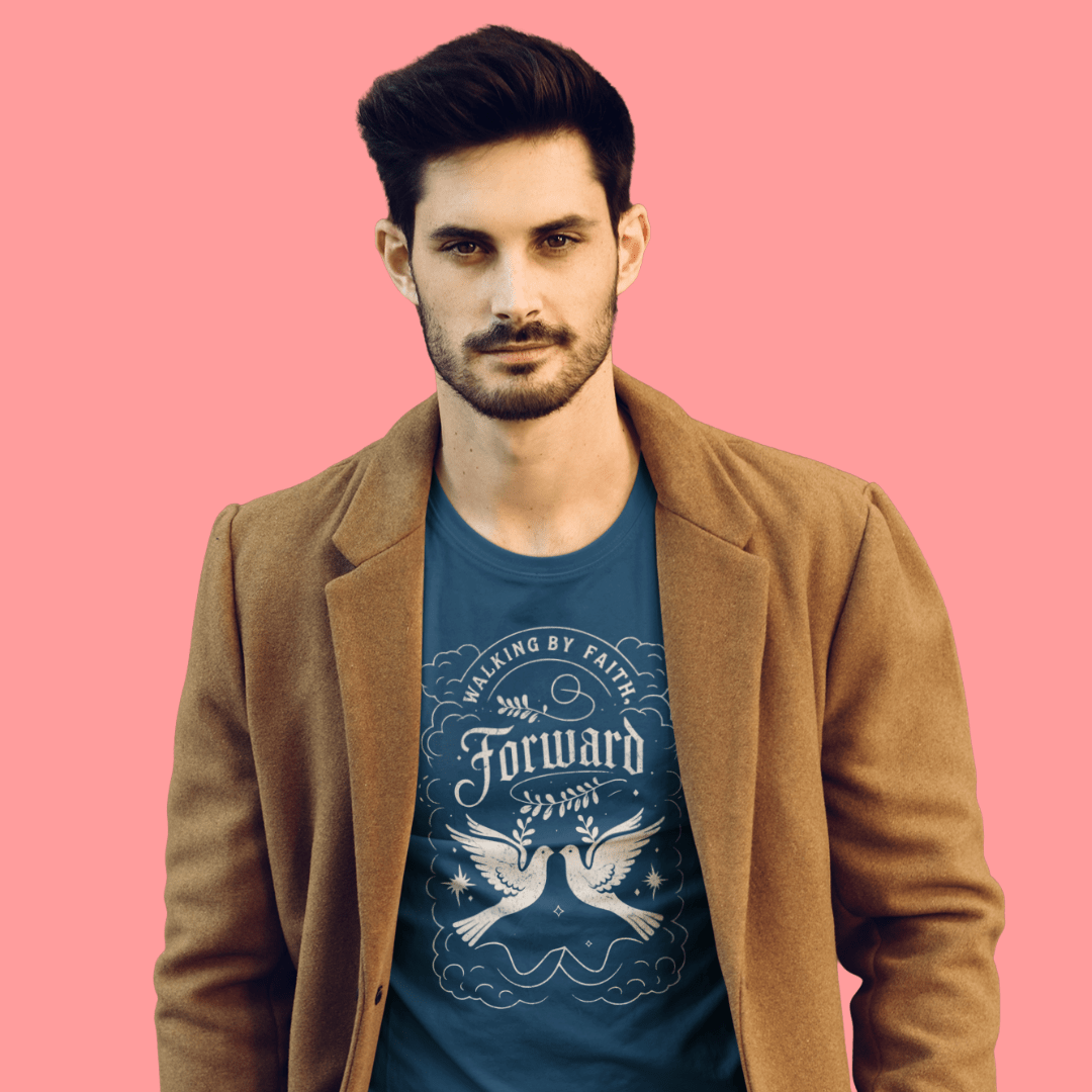 Walking by Faith Forward - Zach Christian Apparel - Christian apparel