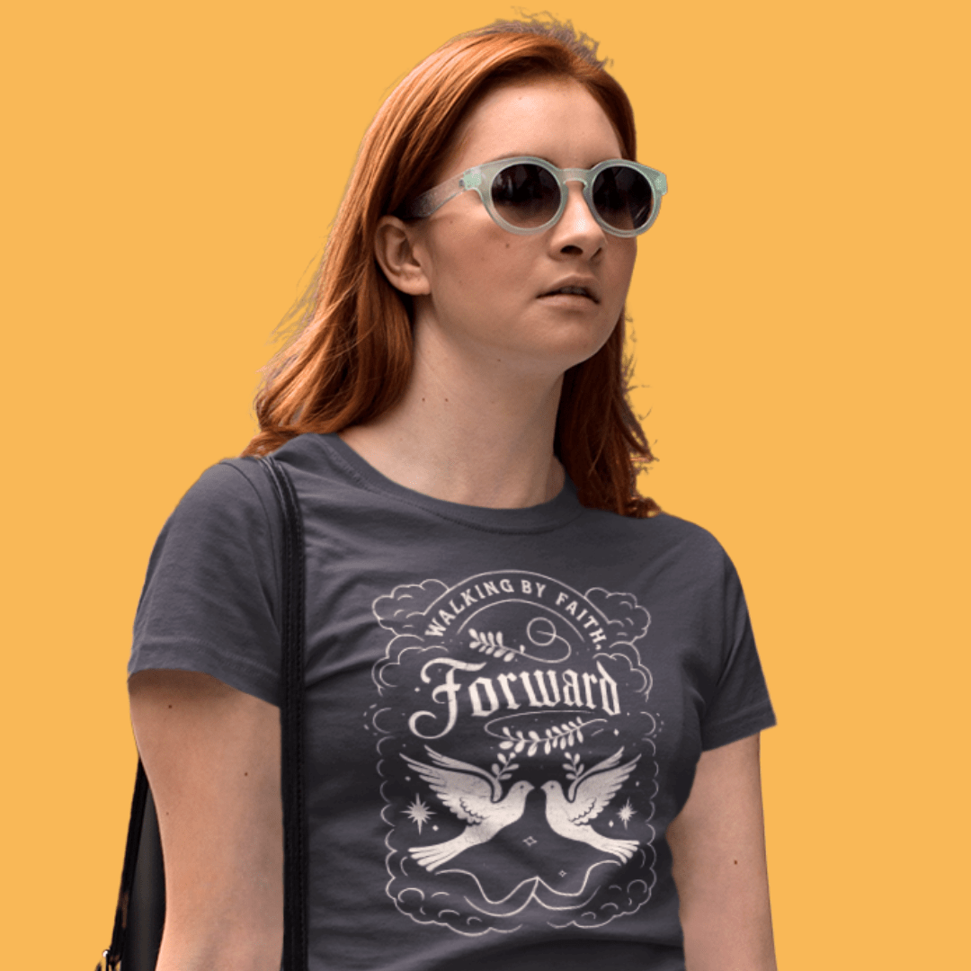 Walking by Faith Forward - Zach Christian Apparel - Christian apparel